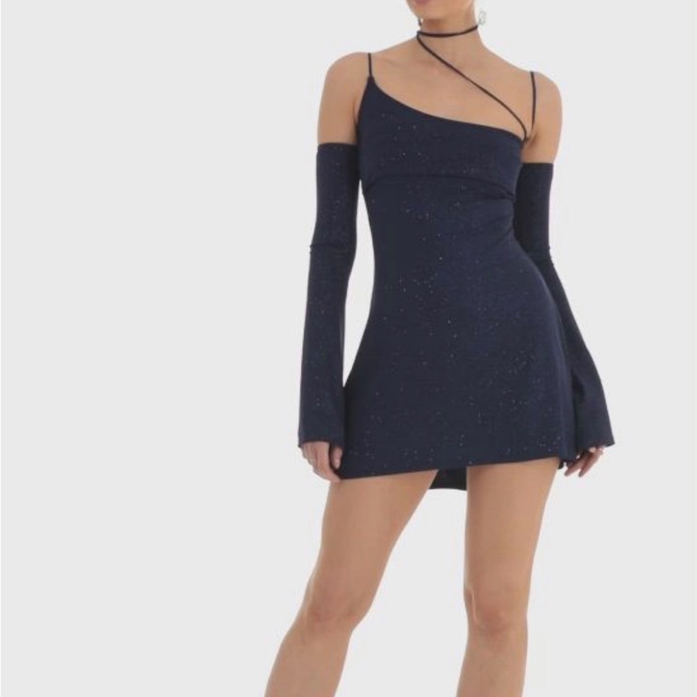 Lucy in the Sky Navy shimmer Dress